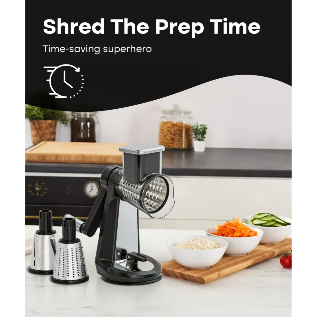 ZF2425S Stainless Steel Drum Cheese Grater