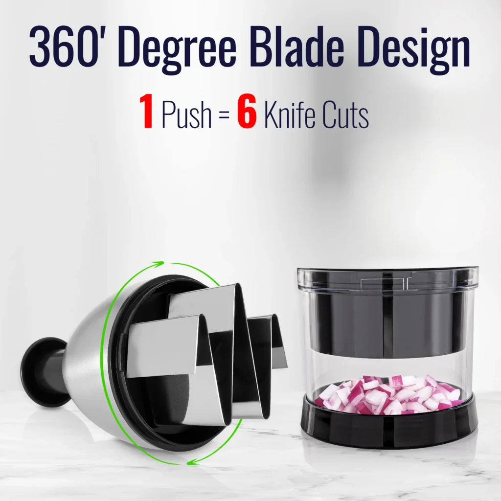 TF828C Stainless Steel Push Chopper